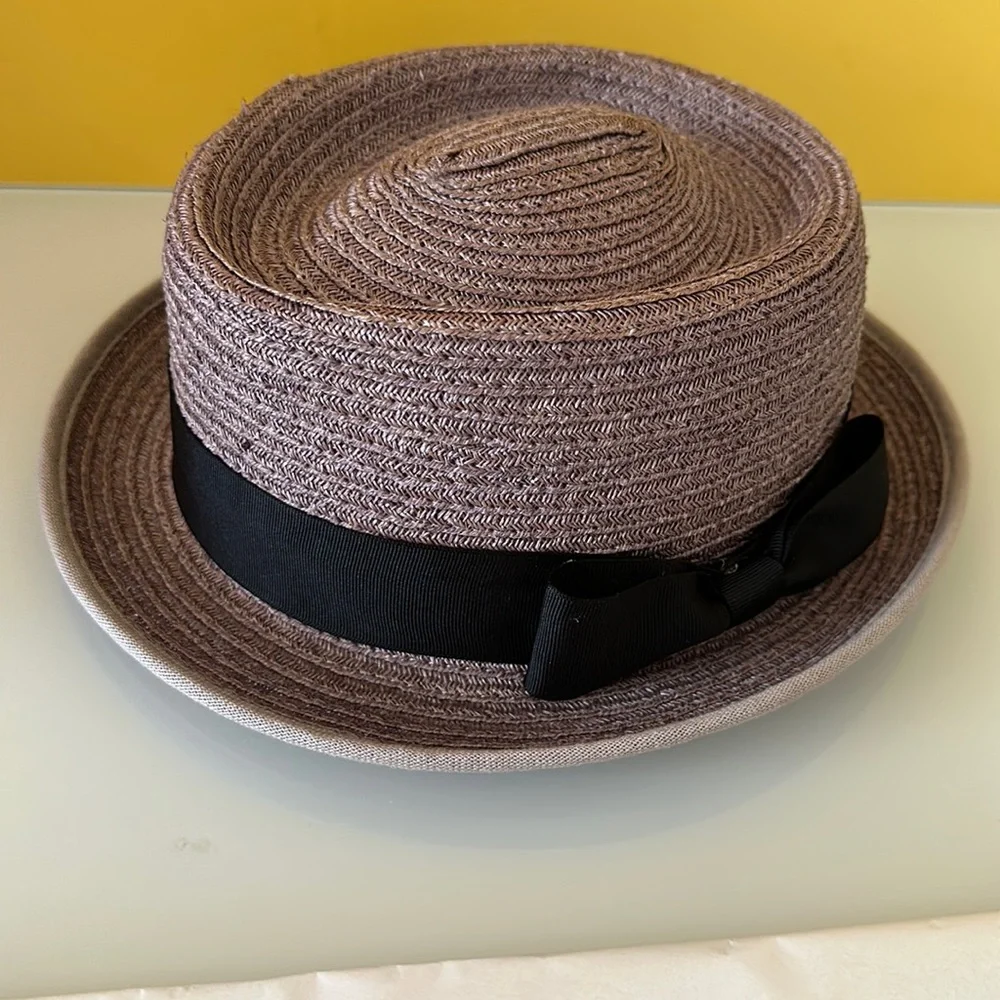 Cubavera Natural Fiber Paper Braid Fedora Hat S/M